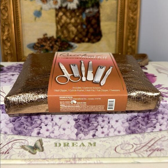 BEAUTY EVOLVED Silver Tone 7 Piece Manicure Pedi Set Travel Pouch Included - Picture 8 of 8